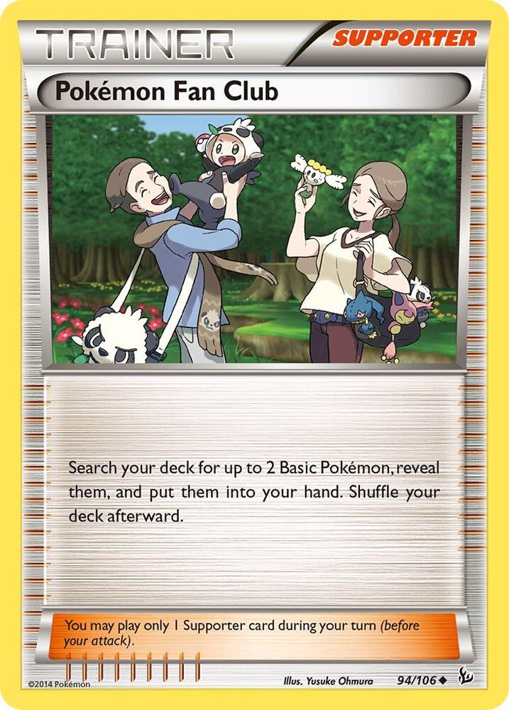 Pokemon Fan Club 94/106 (XY - Flashfire)  | Good Games Adelaide SA