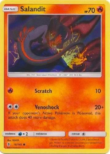 Salandit 15 145 Collection Promo 015/145 (League & Championship Cards)  - Holofoil | Good Games Adelaide SA