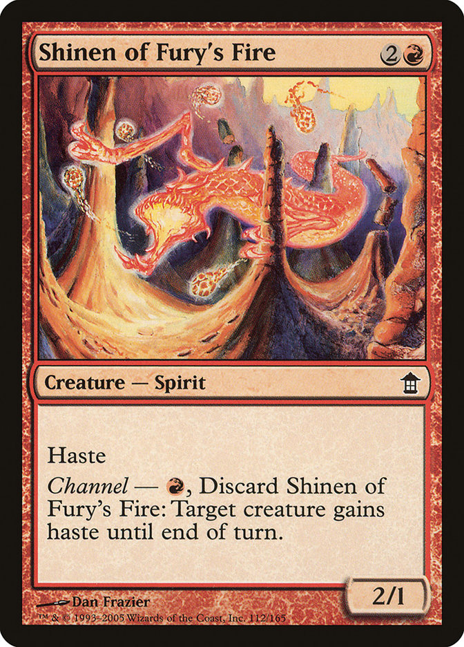 Shinen of Fury's Fire [Saviors of Kamigawa] | Good Games Adelaide SA