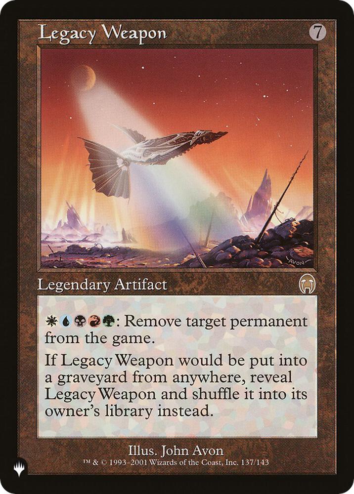 Legacy Weapon 137/143 (The List Reprints)  | Good Games Adelaide SA