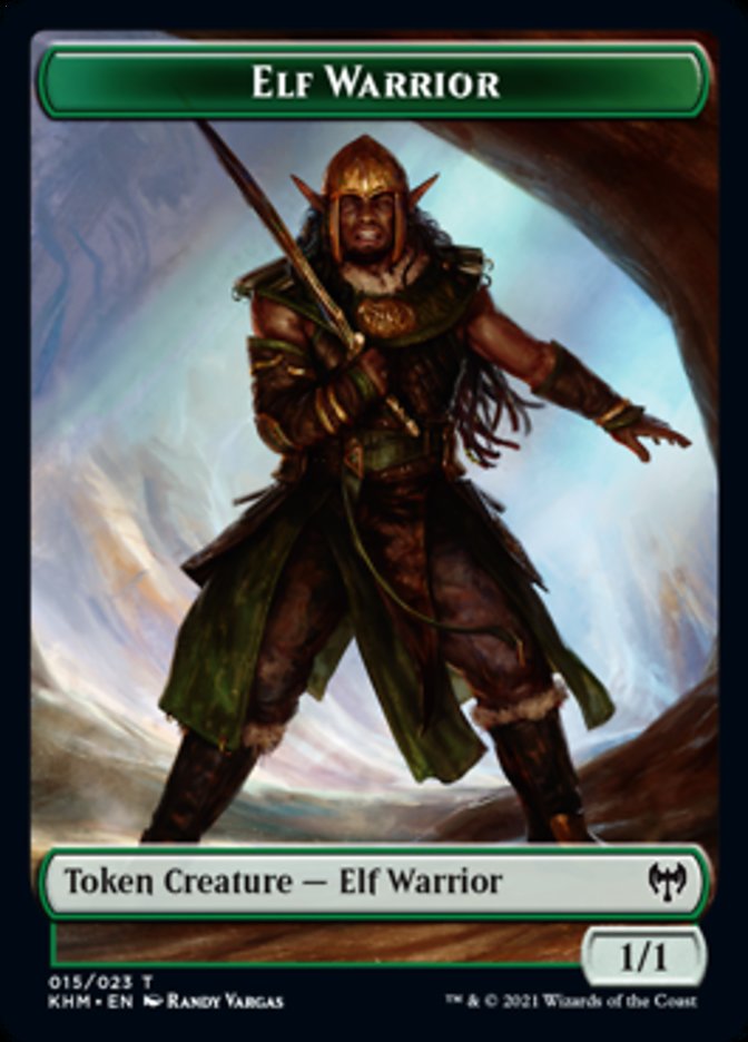 Elf Warrior Token [Kaldheim] | Good Games Adelaide SA