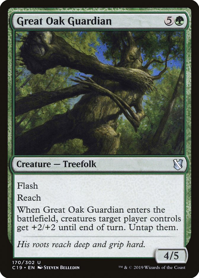 Great Oak Guardian [Commander 2019] | Good Games Adelaide SA