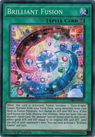 Brilliant Fusion [CORE-EN056] Super Rare | Good Games Adelaide SA