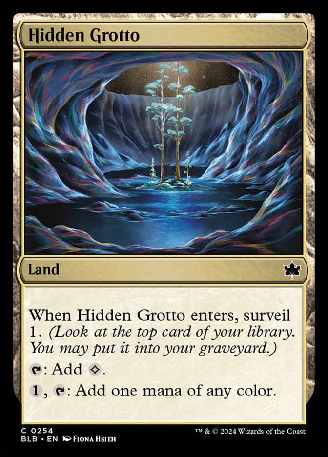 Hidden Grotto 254 (Bloomburrow)  - Foil | Good Games Adelaide SA