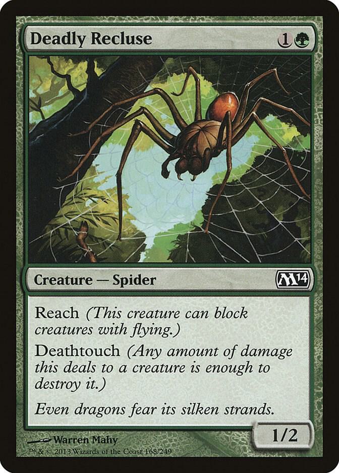 Deadly Recluse 168 (Magic 2014 (M14))  | Good Games Adelaide SA
