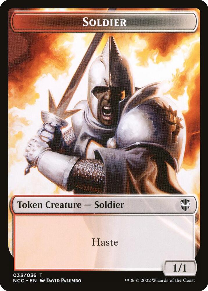Soldier 033 Devil Double Sided Token 33 // 17 (Commander: Streets of New Capenna)  | Good Games Adelaide SA