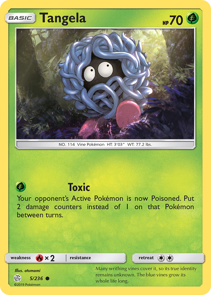 Tangela (5/236) [Sun & Moon: Cosmic Eclipse] | Good Games Adelaide SA