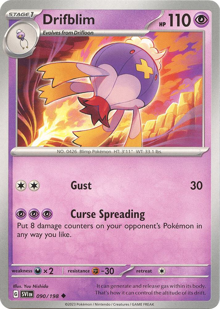Drifblim 090/198 (SV01: Scarlet & Violet Base Set)  | Good Games Adelaide SA