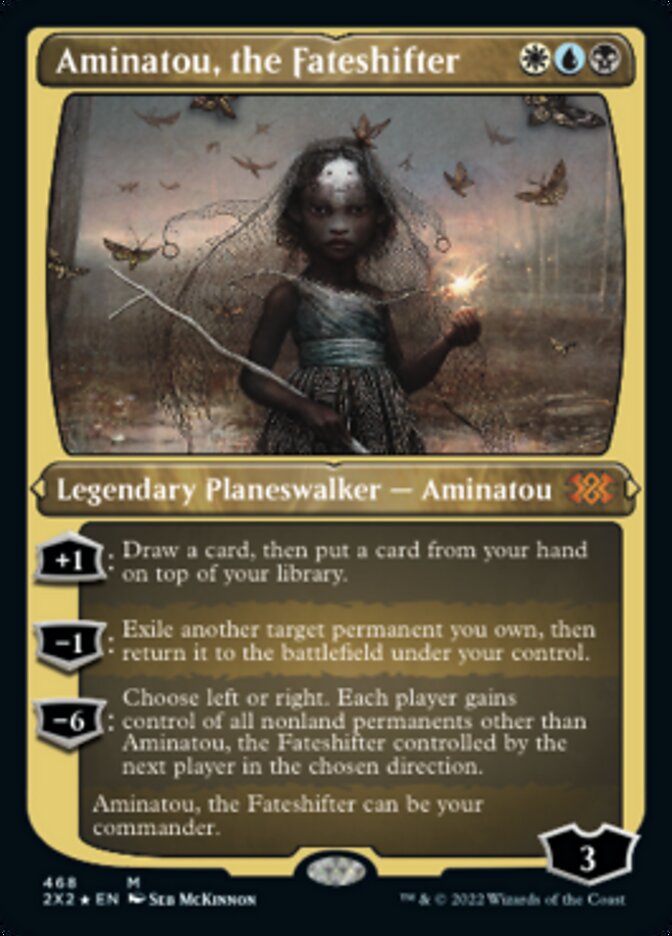 Aminatou, the Fateshifter (Foil Etched) [Double Masters 2022] | Good Games Adelaide SA