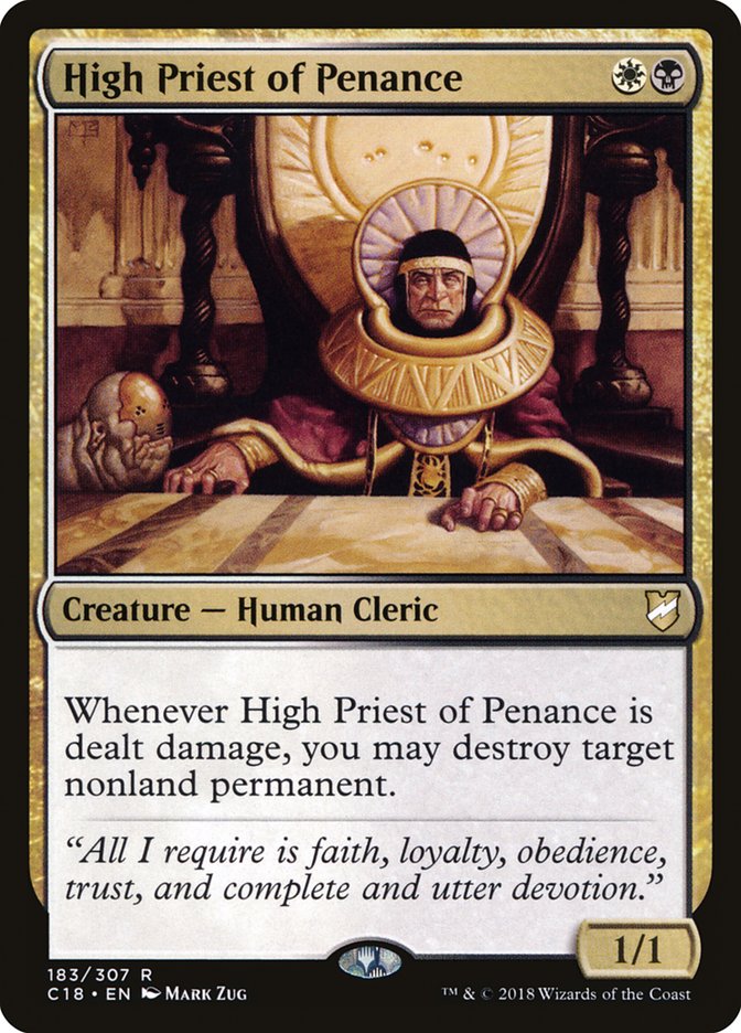 High Priest of Penance [Commander 2018] | Good Games Adelaide SA