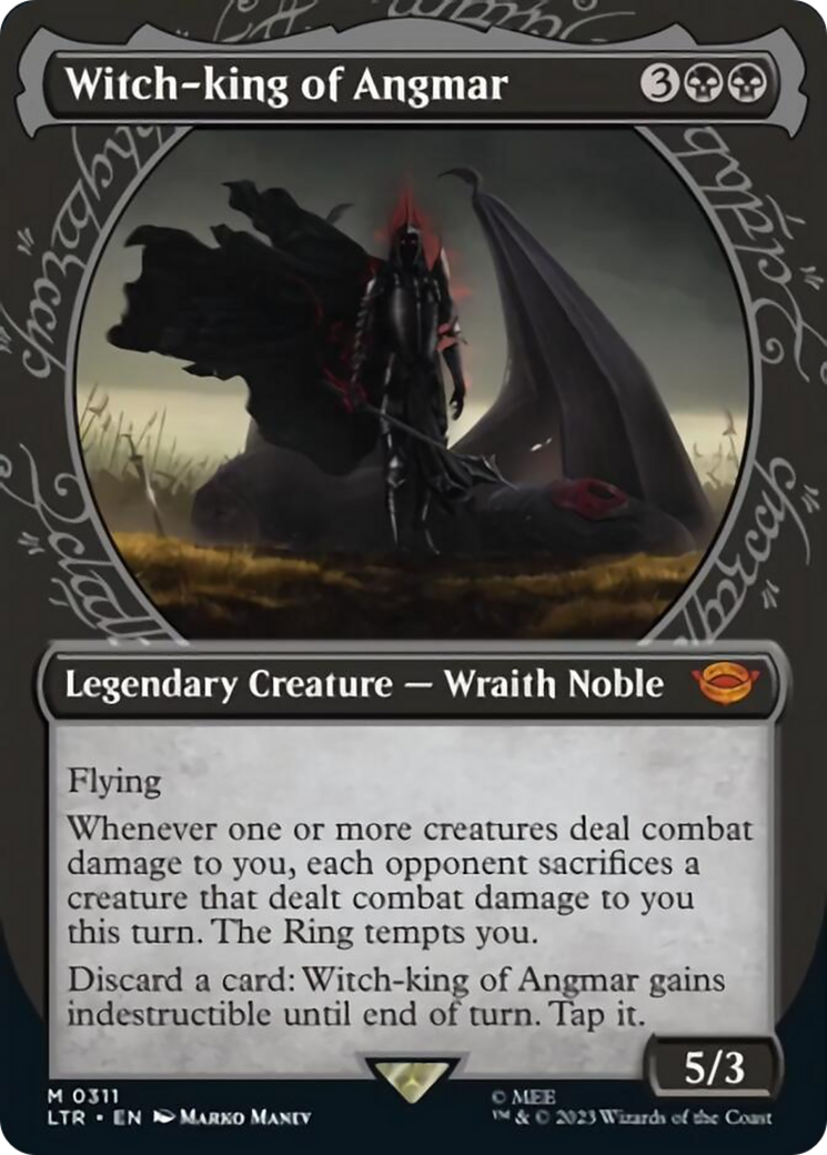Witch-king of Angmar (Showcase Ring Frame) (Borderless) [The Lord of the Rings: Tales of Middle-Earth] | Good Games Adelaide SA