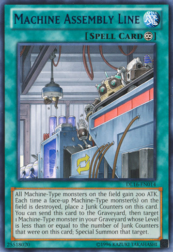 Machine Assembly Line (Blue) [DL16-EN014] Rare | Good Games Adelaide SA