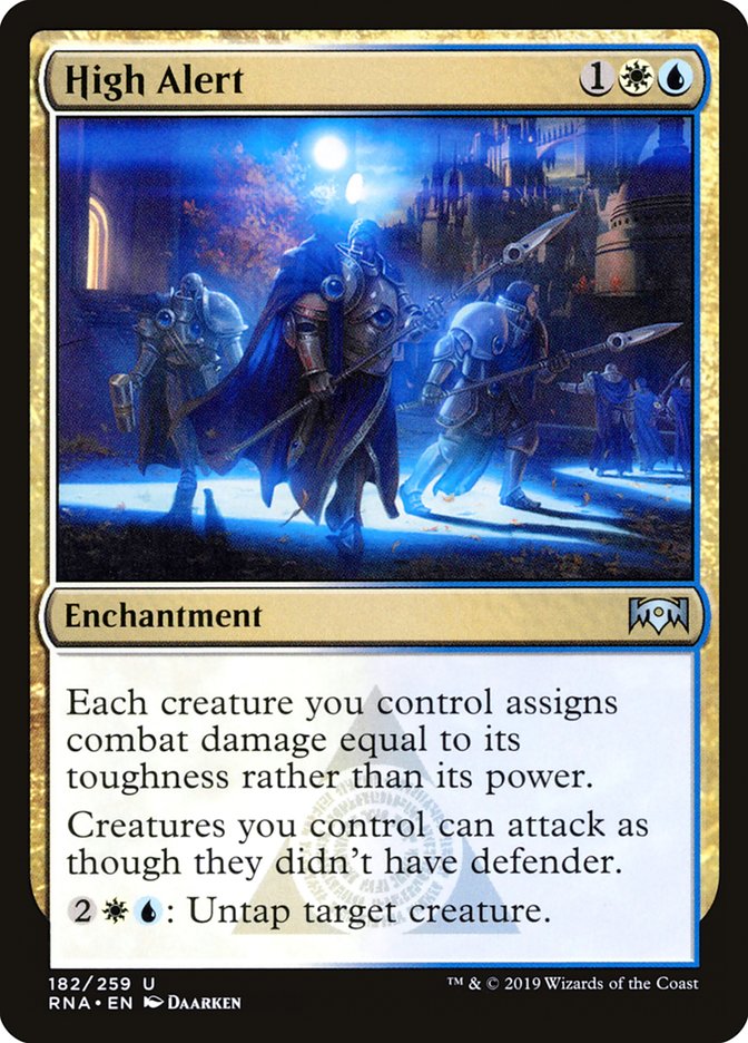 High Alert 182 (Ravnica Allegiance)  - Foil | Good Games Adelaide SA