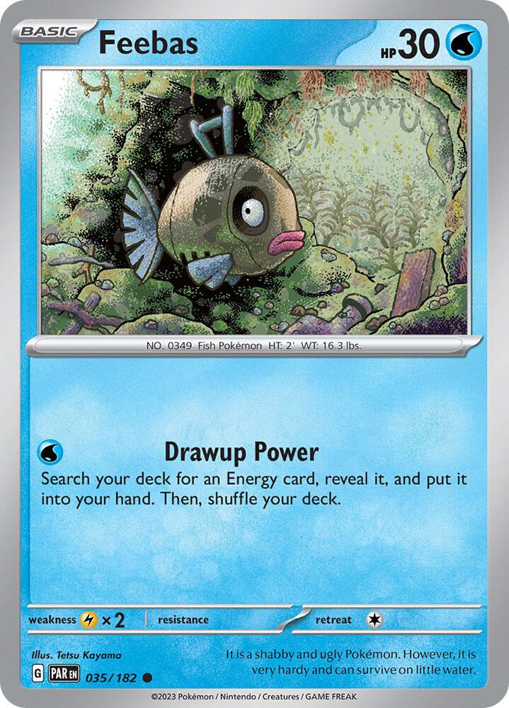 Feebas 035/182 (SV04: Paradox Rift)  - Reverse Holofoil | Good Games Adelaide SA