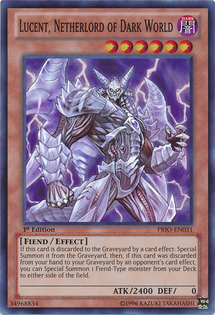 Lucent, Netherlord of Dark World [PRIO-EN031] Super Rare | Good Games Adelaide SA