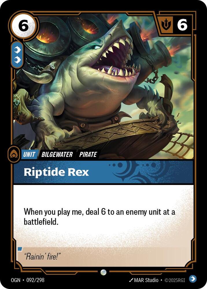 Riptide Rex 092/298 (Origins)  | Good Games Adelaide SA