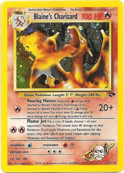 Blaine's Charizard (2/132) [Gym Challenge Unlimited] | Good Games Adelaide SA