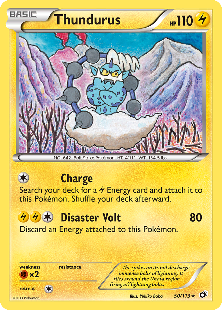 Thundurus (50/113) [Black & White: Legendary Treasures] | Good Games Adelaide SA