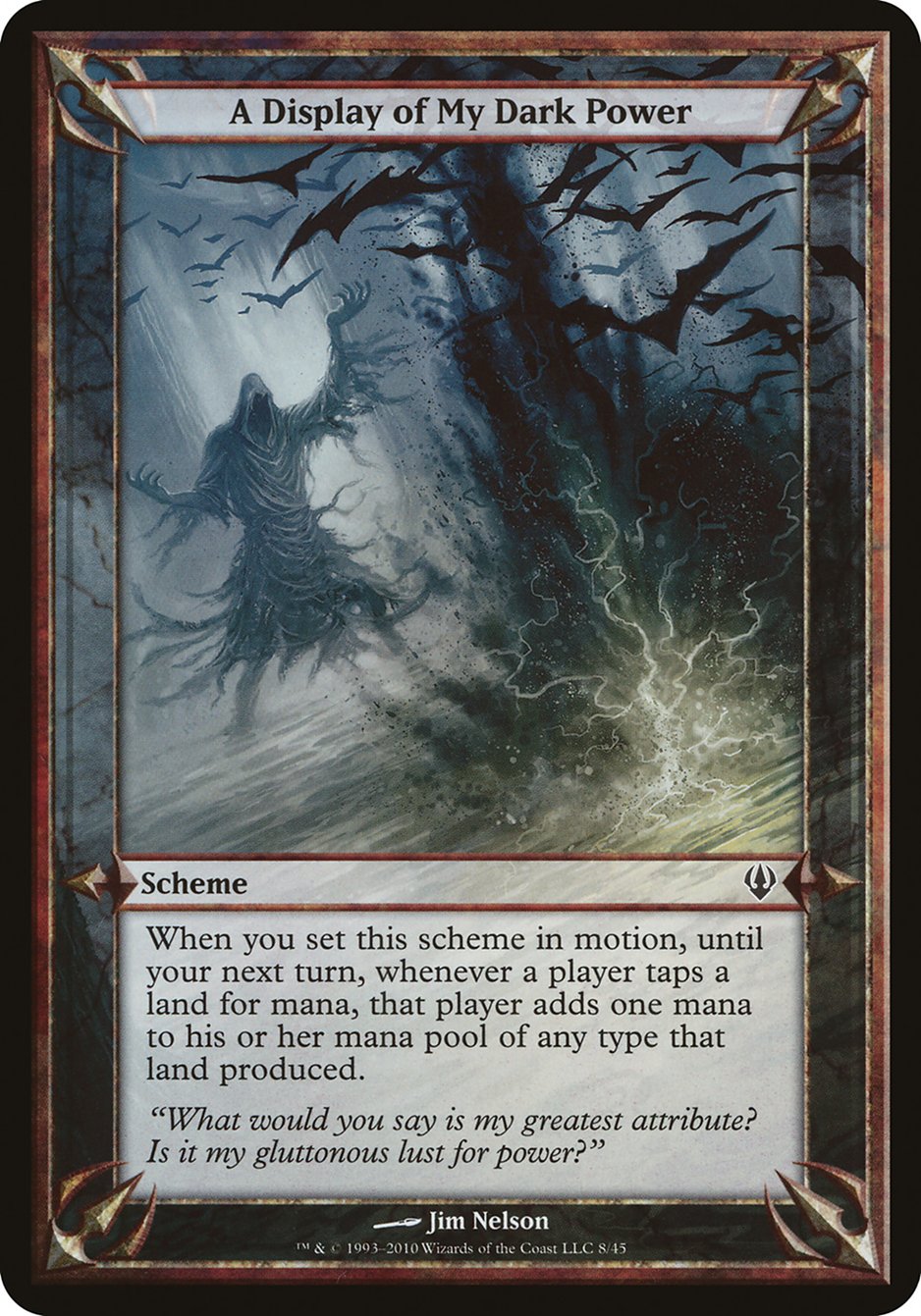 A Display of My Dark Power  (Oversize Cards)  | Good Games Adelaide SA