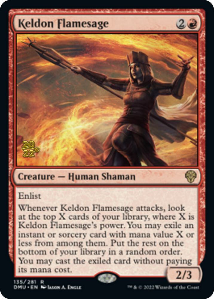 Keldon Flamesage 135 (Prerelease Cards)  - Foil | Good Games Adelaide SA