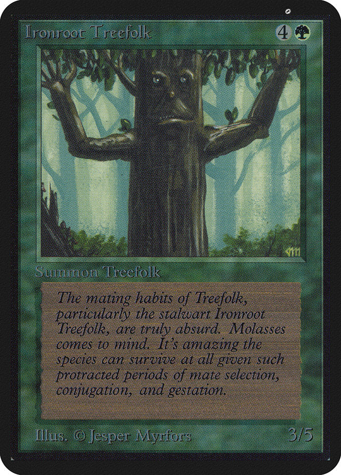 Ironroot Treefolk [Limited Edition Alpha] | Good Games Adelaide SA