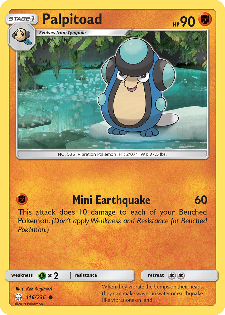 Palpitoad (116/236) [Sun & Moon: Cosmic Eclipse] | Good Games Adelaide SA