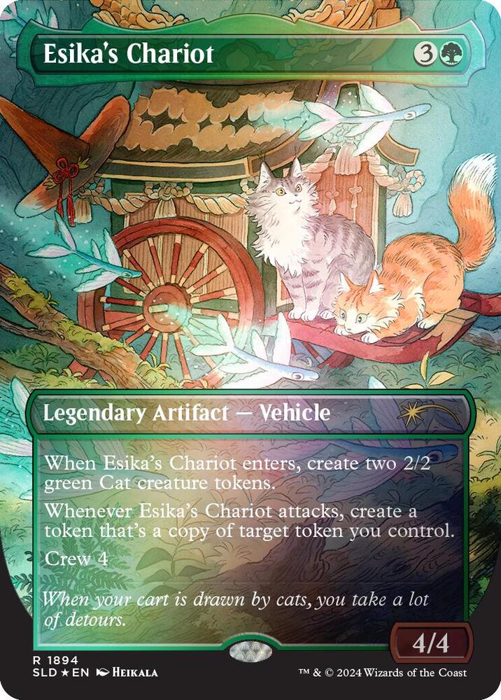 Esikas Chariot Rainbow Foil 1894 (Secret Lair Drop Series)  - Foil | Good Games Adelaide SA