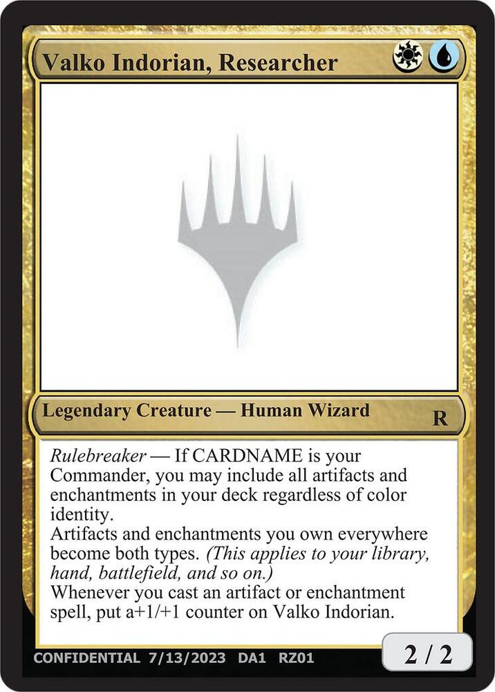 Valko Indorian Researcher  (Un-Known Event Playtest Cards)  | Good Games Adelaide SA