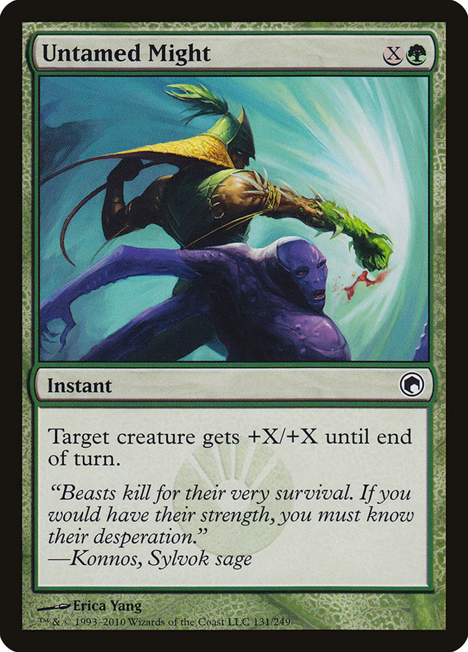 Untamed Might 131 (Scars of Mirrodin)  - Foil | Good Games Adelaide SA