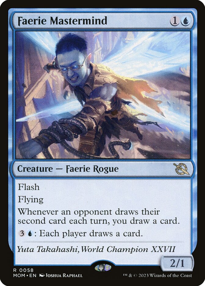 Faerie Mastermind 58 (March of the Machine)  - Foil | Good Games Adelaide SA