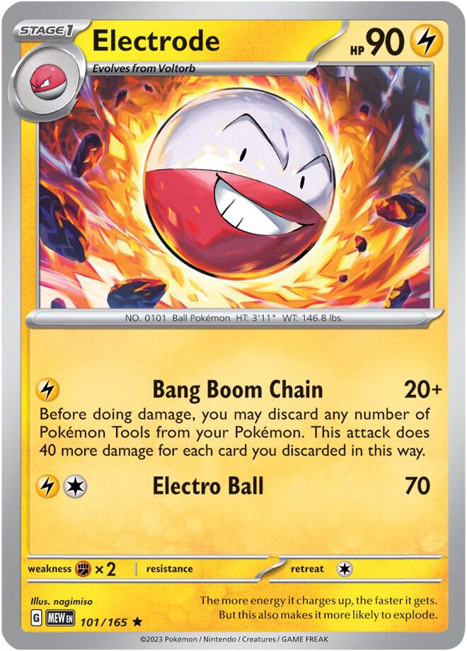 Electrode 101/165 (SV: Scarlet & Violet 151)  - Holofoil | Good Games Adelaide SA