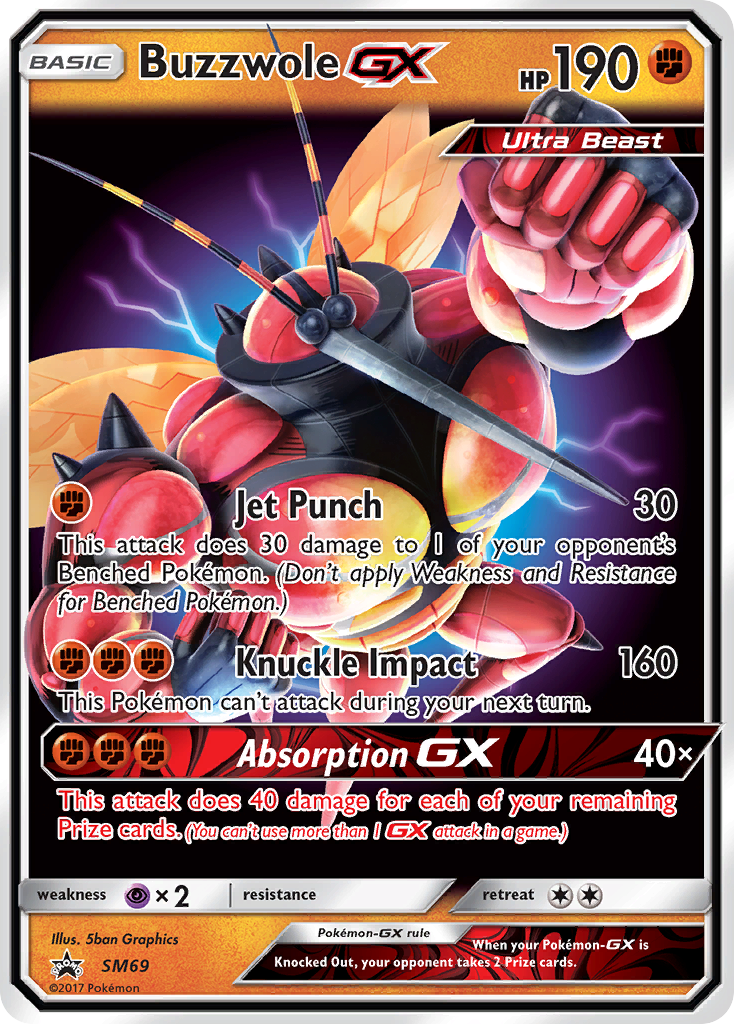 Buzzwole GX (SM69) [Sun & Moon: Black Star Promos] | Good Games Adelaide SA