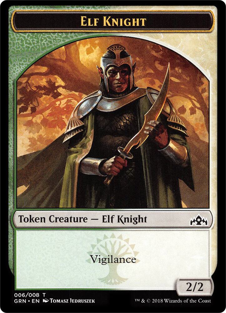 Elf Knight // Saproling 6 // 8 (Guilds of Ravnica: Guild Kits)  | Good Games Adelaide SA