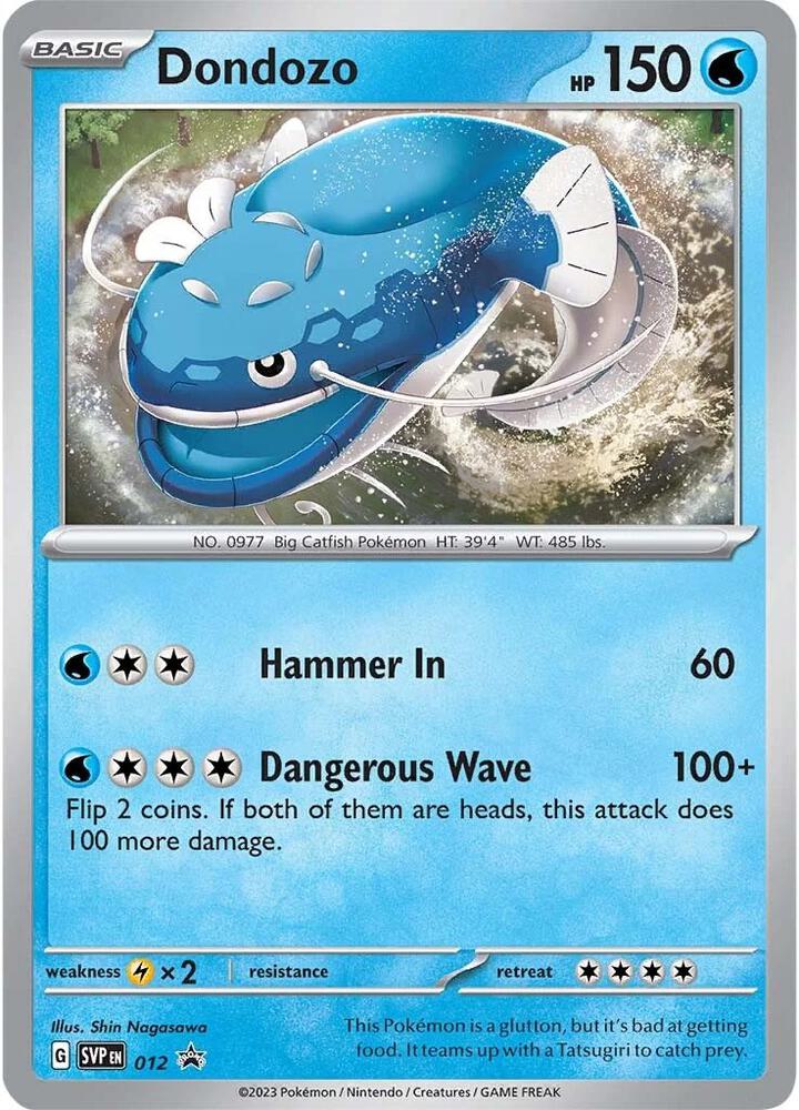 Dondozo 012 (SV: Scarlet & Violet Promo Cards)  - Holofoil | Good Games Adelaide SA
