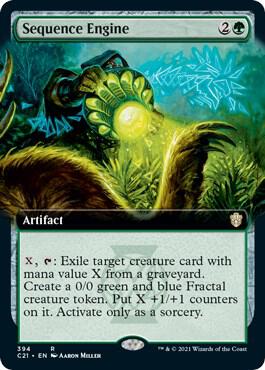 Sequence Engine Extended Art 394 (Commander 2021)  | Good Games Adelaide SA
