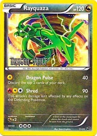 Rayquaza 11 20 Dragon Vault 011/020 (Blister Exclusives)  - Holofoil | Good Games Adelaide SA