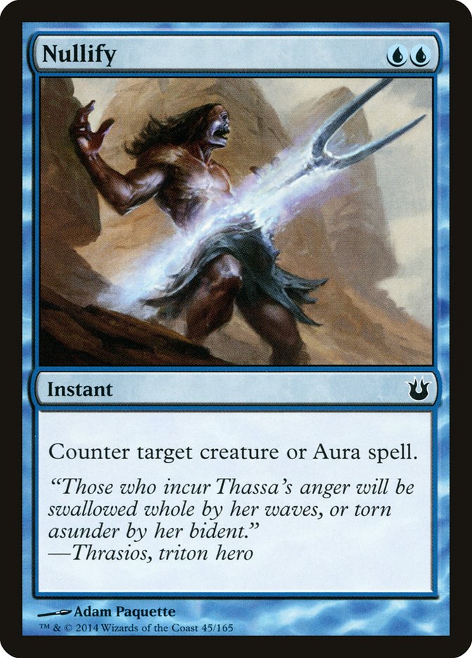 Nullify 45 (Born of the Gods)  - Foil | Good Games Adelaide SA