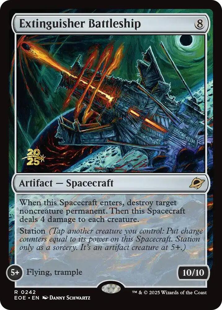 Extinguisher Battleship 242 (Prerelease Cards)  - Foil | Good Games Adelaide SA