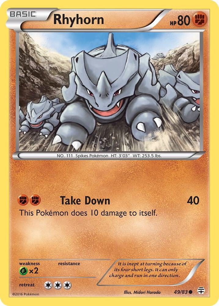 Rhyhorn 49/83 (Generations)  | Good Games Adelaide SA