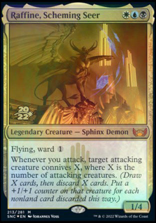 Raffine, Scheming Seer [Streets of New Capenna Prerelease Promos] | Good Games Adelaide SA