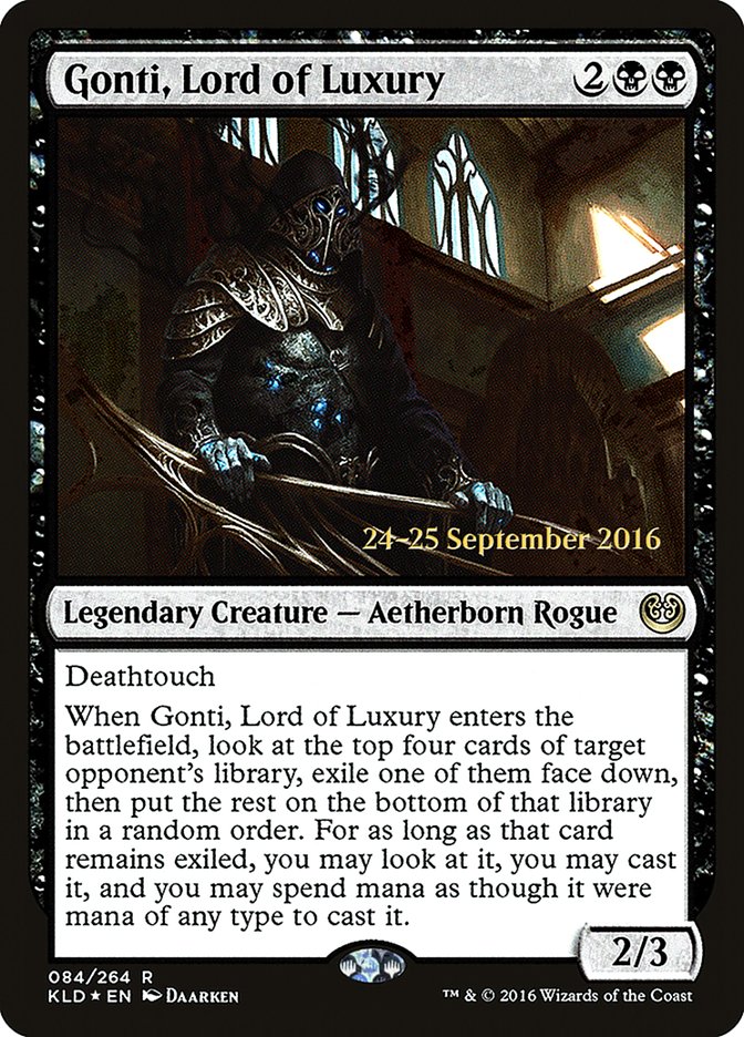 Gonti, Lord of Luxury [Kaladesh Promos] | Good Games Adelaide SA