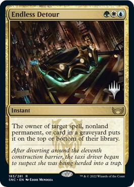 Endless Detour 183 (Promo Pack: Streets of New Capenna)  - Foil | Good Games Adelaide SA