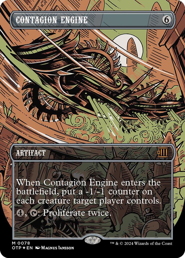 Contagion Engine 78 (Outlaws of Thunder Junction: Breaking News)  - Foil | Good Games Adelaide SA