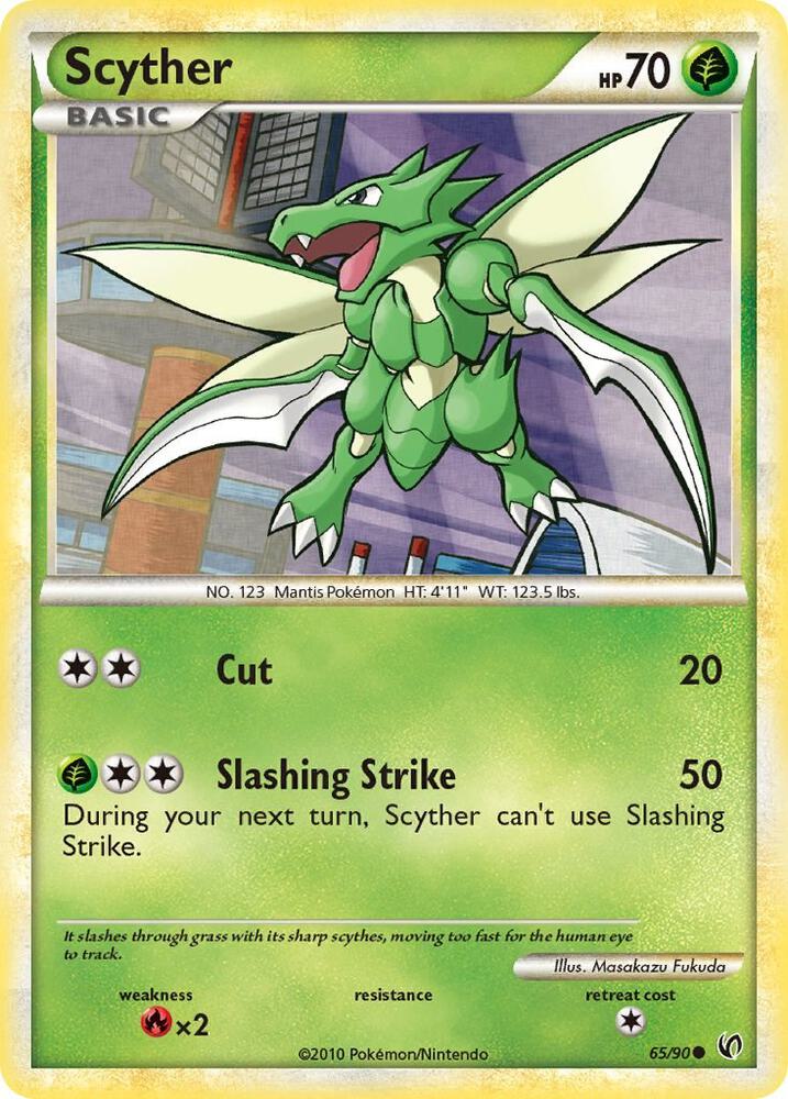 Scyther 65/90 (Undaunted)  - Reverse Holofoil | Good Games Adelaide SA