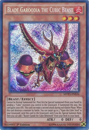 Blade Garoodia the Cubic Beast [MVP1-ENS34] Secret Rare | Good Games Adelaide SA
