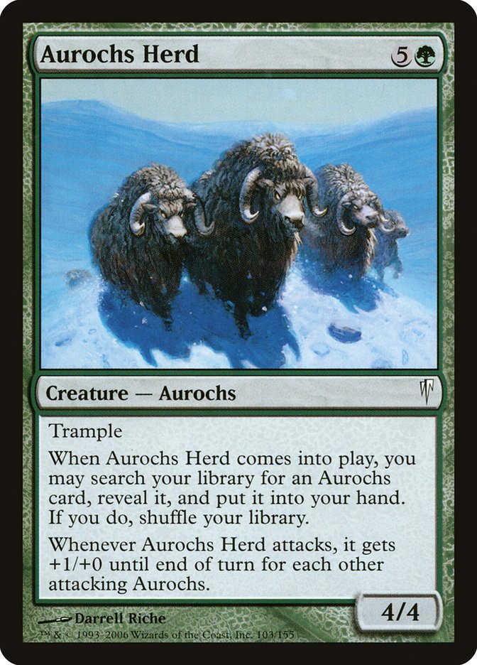 Aurochs Herd 103 (Coldsnap)  - Foil | Good Games Adelaide SA