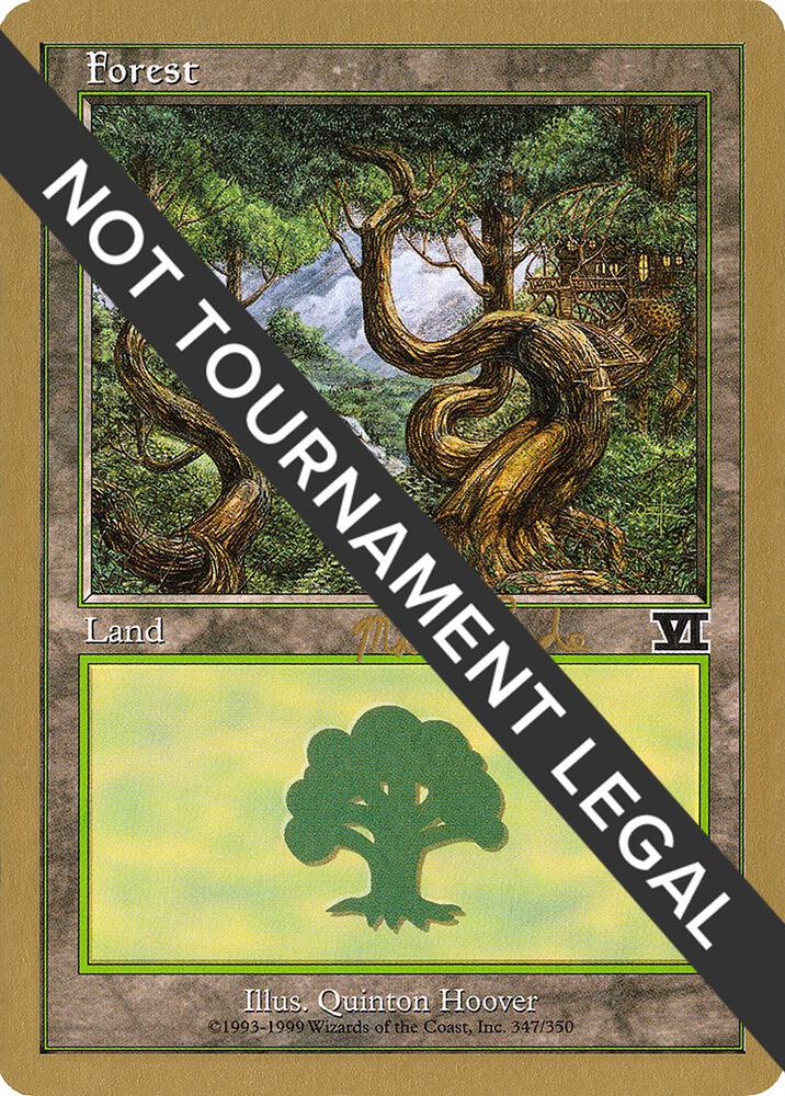 Forest 347 1999 Matt Linde 6ED ml347b/111 (World Championship Decks)  | Good Games Adelaide SA