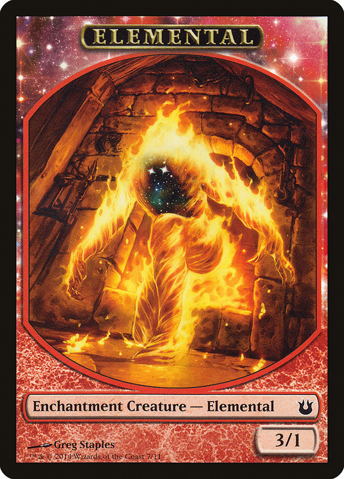 Elemental Token [Born of the Gods Tokens] | Good Games Adelaide SA