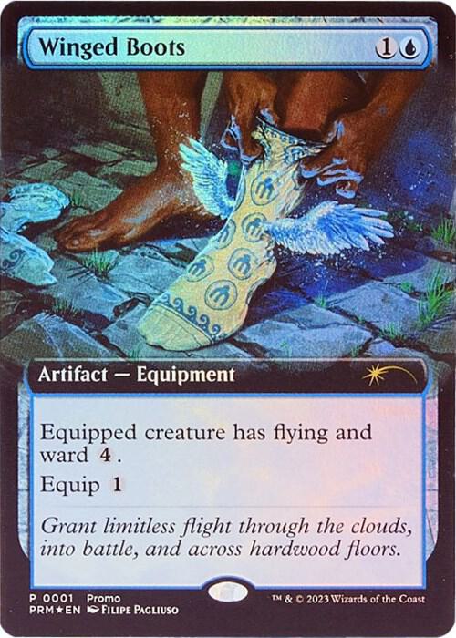Winged Boots 1 (Media Promos)  - Foil | Good Games Adelaide SA