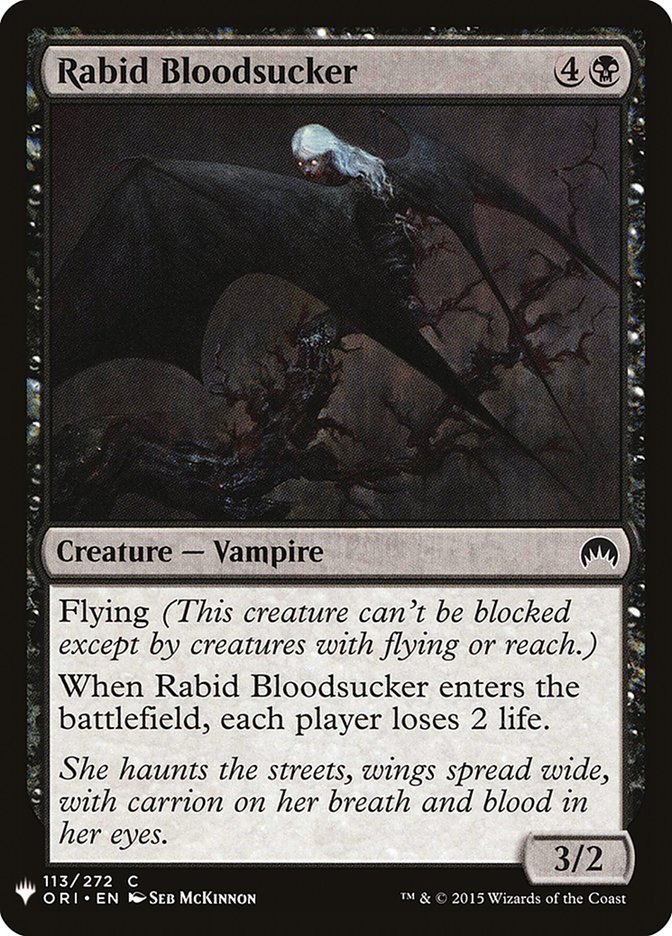 Rabid Bloodsucker [Mystery Booster] | Good Games Adelaide SA